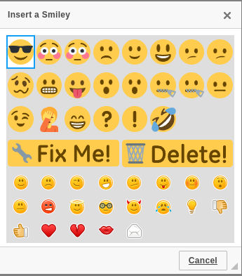 Emoji Menu