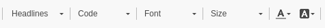 Formatting Dropdowns